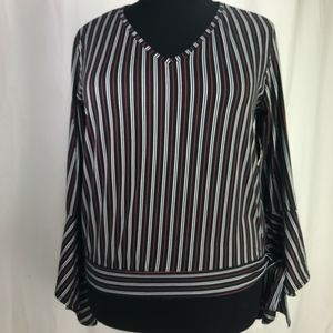 Free Kisses Plus Size 2X Black Stretch Top NWT